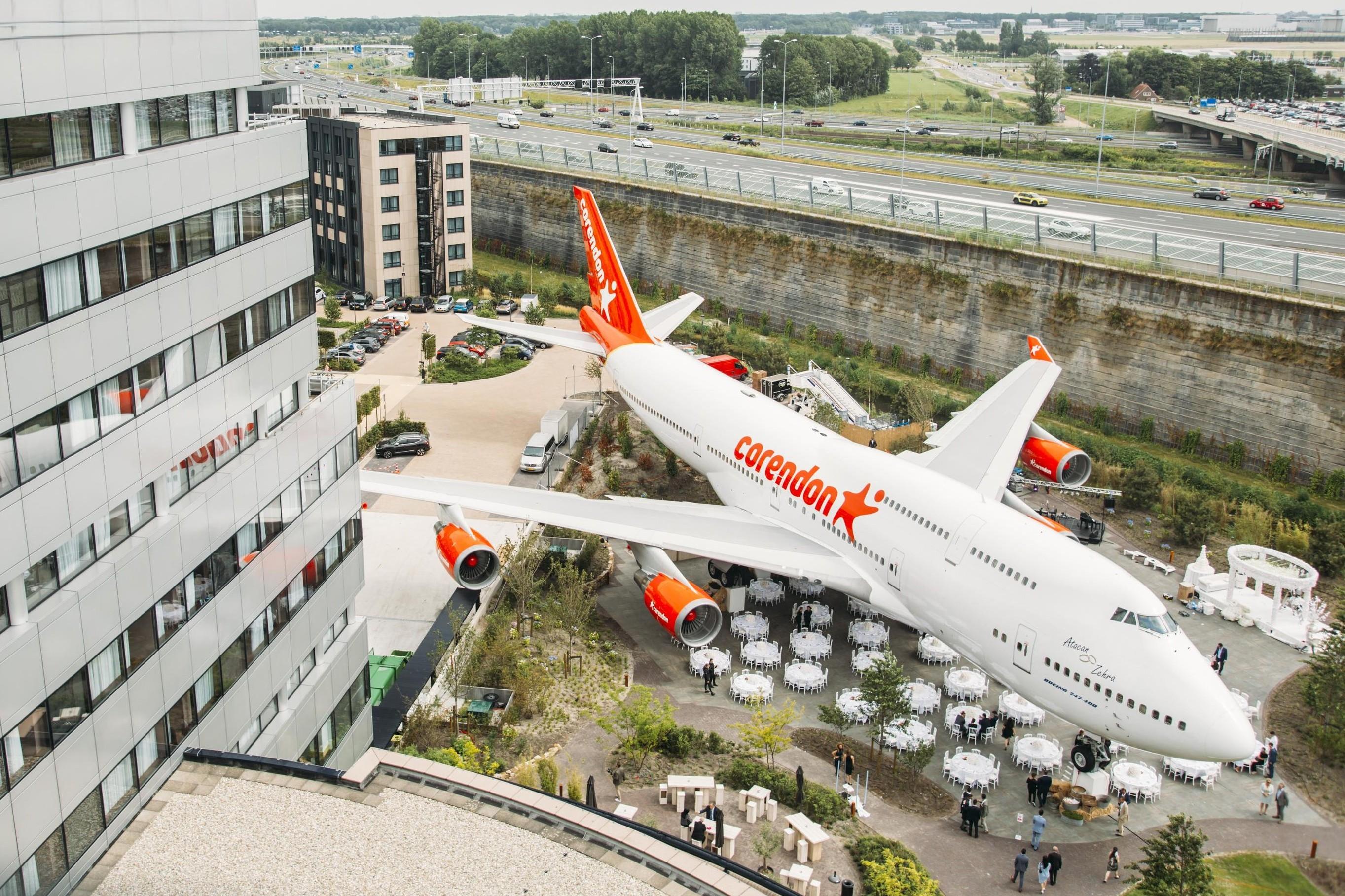 Innovatief Hotel met Boeing 747 1